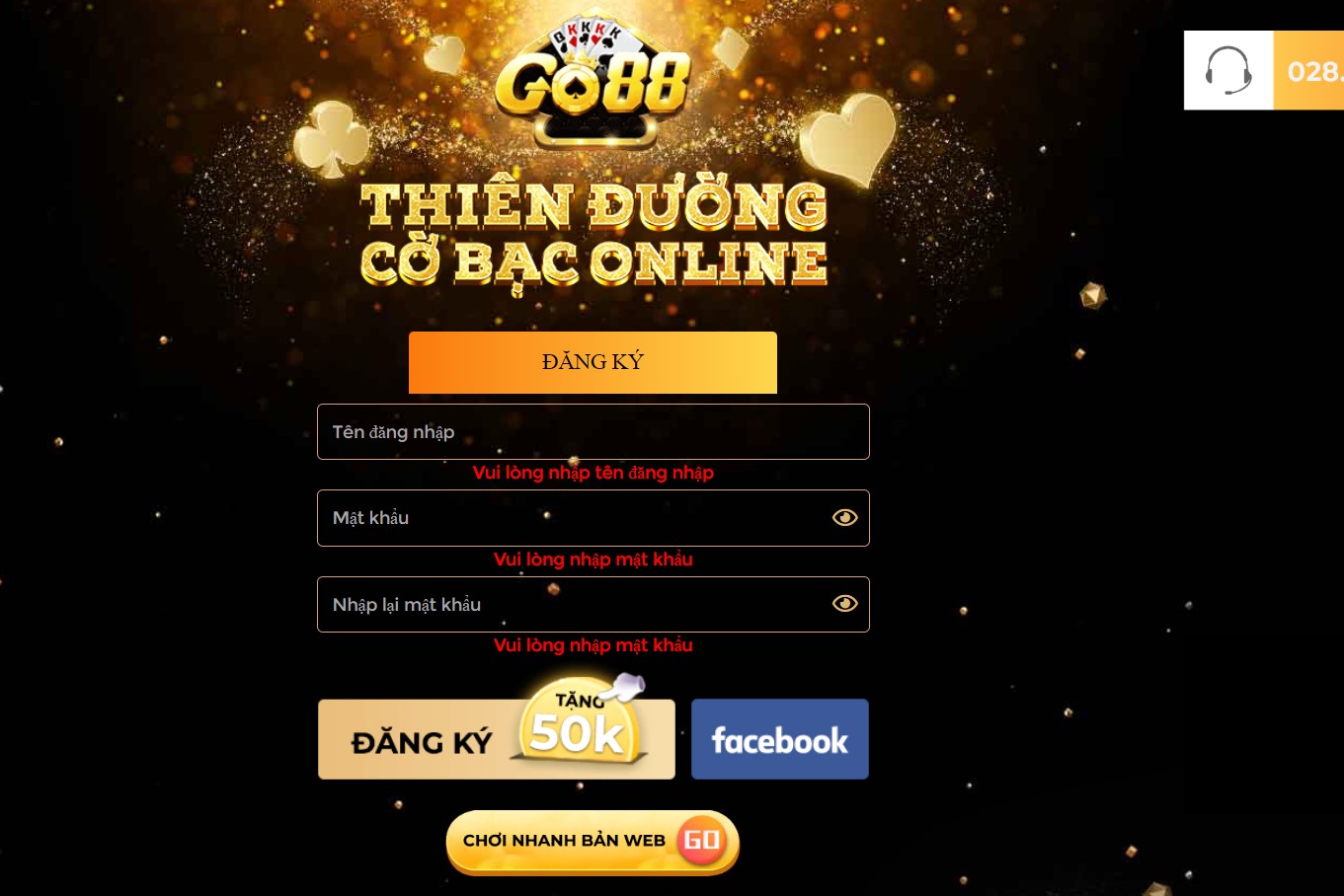đăng ký go68 nhanh chóng chỉ với 3 bước