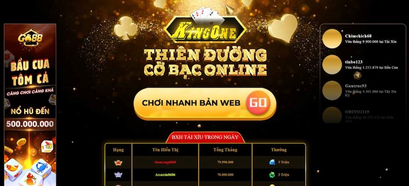 Thiên đường giải trí hàng đầu thị trường- Kingone Win