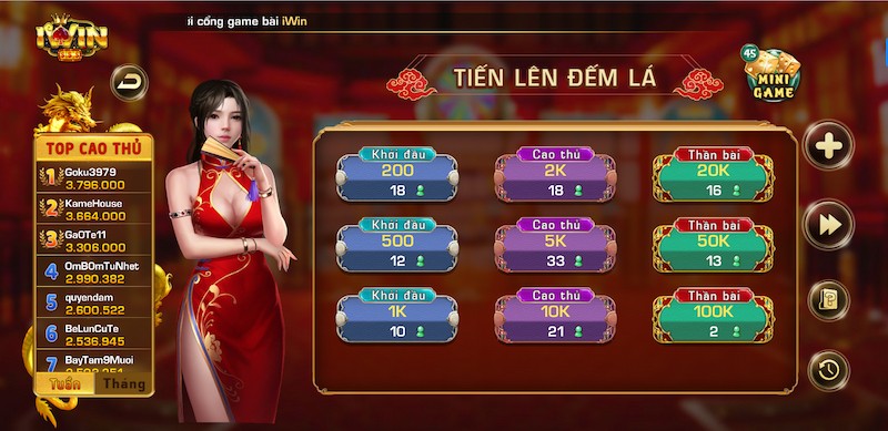 Game bài kinh điển tại IWIN