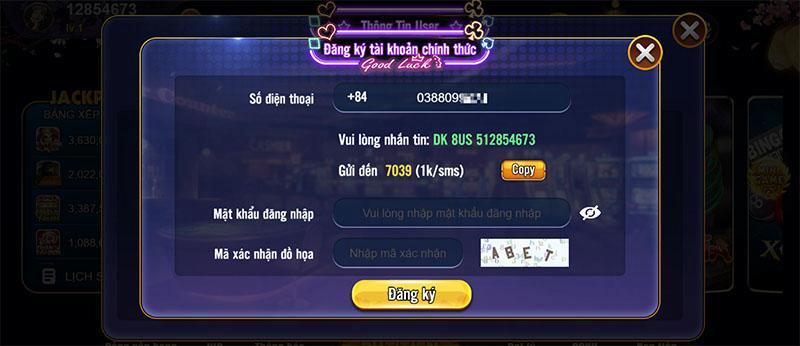Hướng dẫn đăng ký 8US55