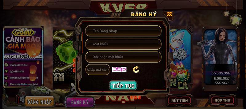 Hướng dẫn đăng ký tài khoản cổng game Kv68 Club