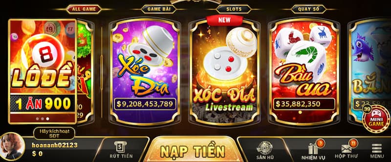 Nhiều phần quà hấp dẫn, game chơi gay cấn