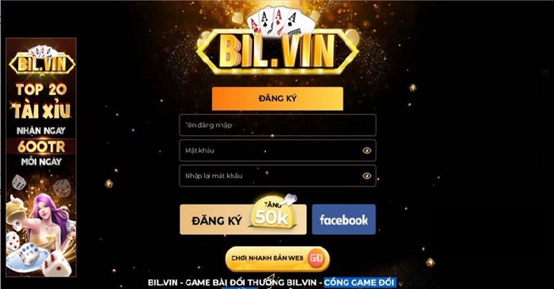 Đăng ký để có thể tiếp cận giao diện game uy tín số 1