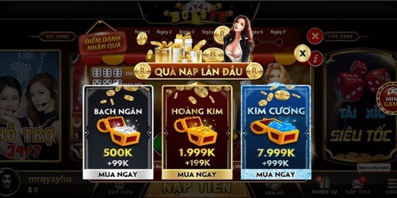 Quá trình nạp rút tiền để cược nhanh gọn với Boss86