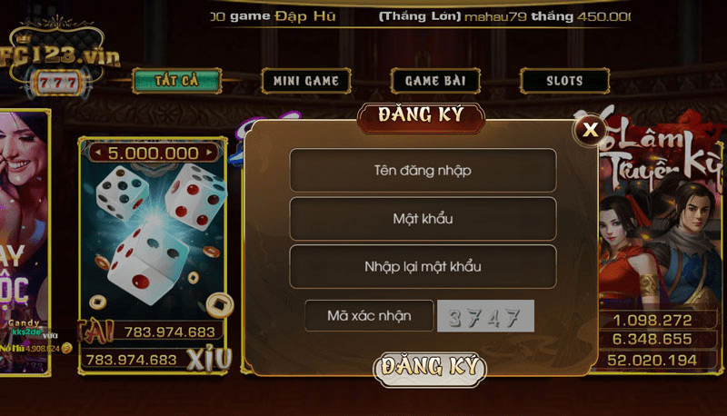 Đăng ký tài khoản fc123 dễ dàng, nhanh chóng