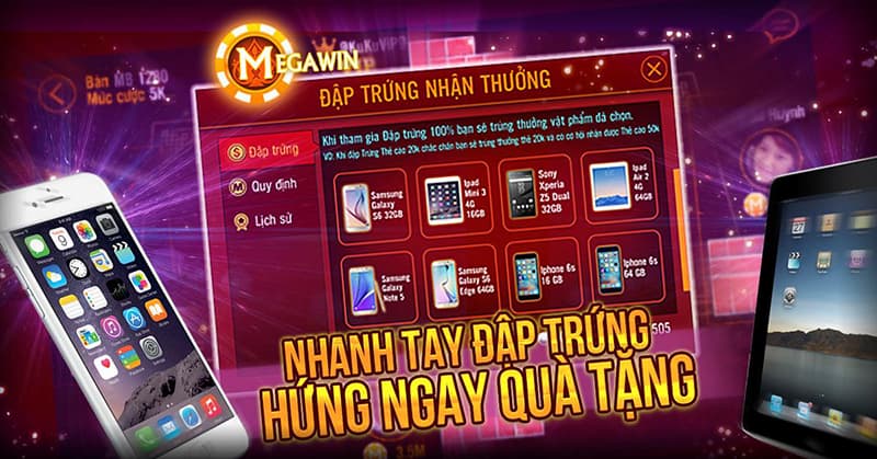 Các hình thức đổi thưởng cực kỳ hấp dẫn