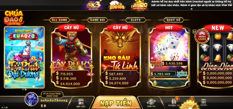 Kho game đa dạng thể loại
