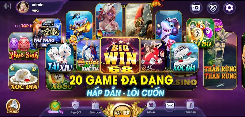 Chơi game liền tay - Nhận ngay thưởng nóng tại Bigwin68