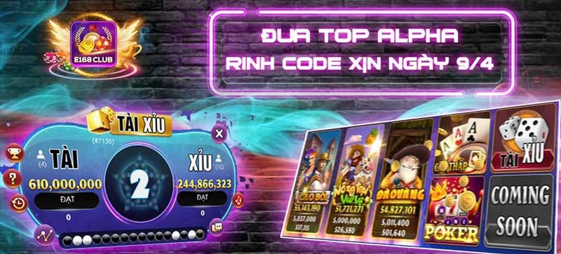 Loạt game giải trí chơi hoài không chán tại E168