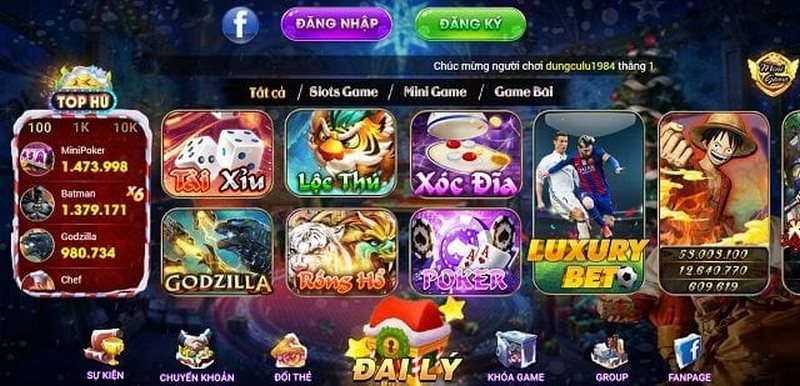 Kho game đẳng cấp với đa dạng các tựa game khác nhau
