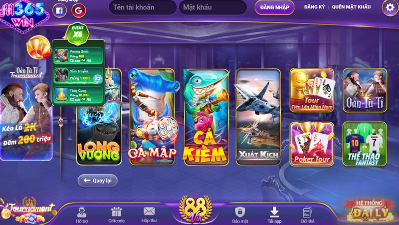 Cổng game M365win thỏa mãn được nhiều nhu cầu của anh em