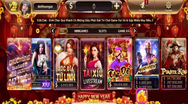 V28 Fun cung cấp đa dạng các thể loại game khác nhau