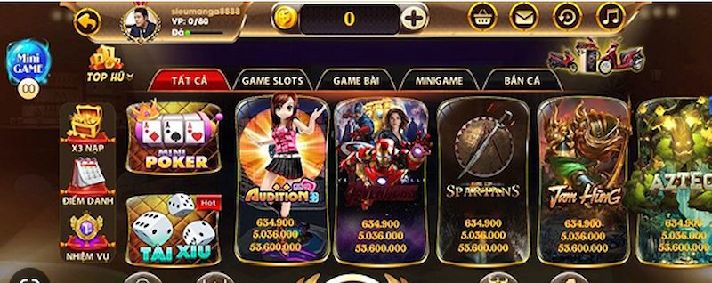 Chi tiết về các trò chơi tại cổng game Roy79