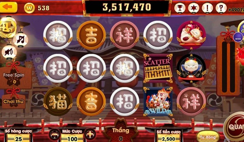 Top game bài quay xổ số