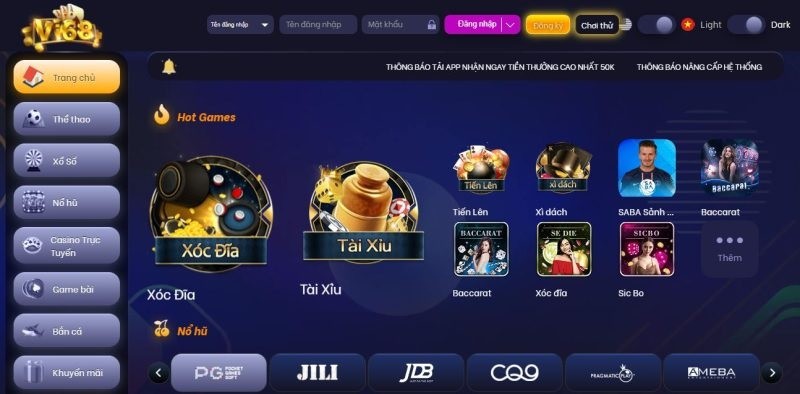 Cổng game đình đám đang được ưa chuộng nhất thị trường - Vi68