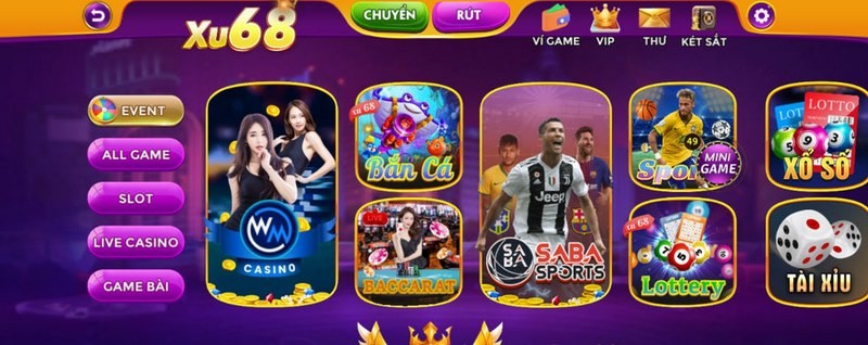 Kho game đồ sộ với nhiều hạng mục trò chơi “đẳng cấp” nhất