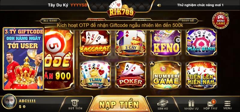 Người chơi được tận hưởng các ưu điểm nổi bật khi truy cập web