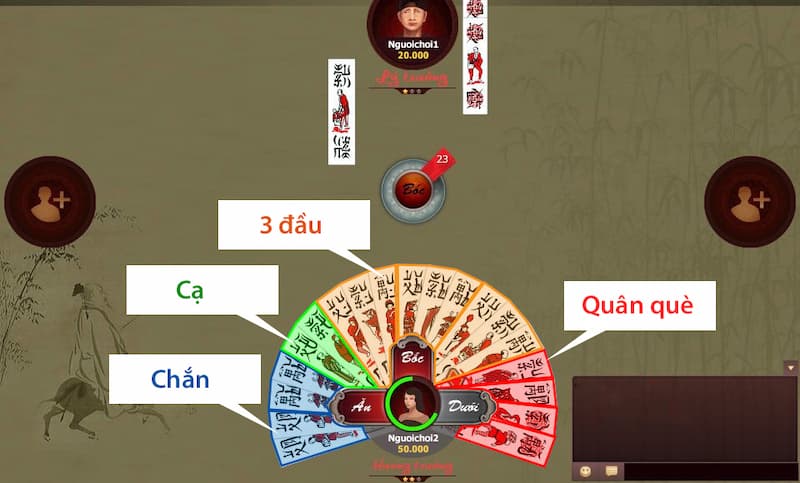 Những cách chia bài trong cách chơi bài chắn