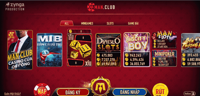 Khuyến mãi Man Club khi đăng ký