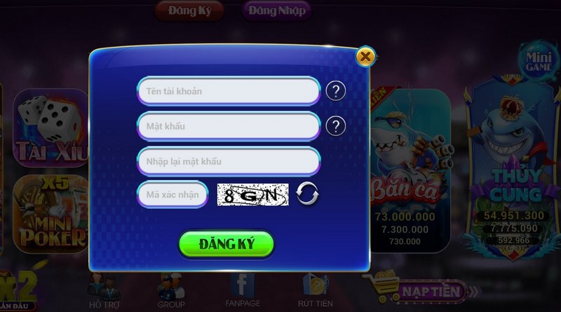 Các thông tin để đăng ký Sunvip