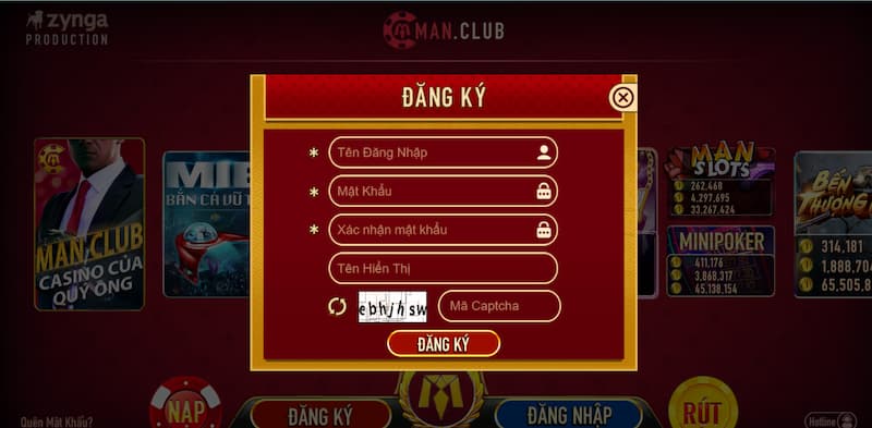 Hướng dẫn đăng ký Man Club nhanh nhất