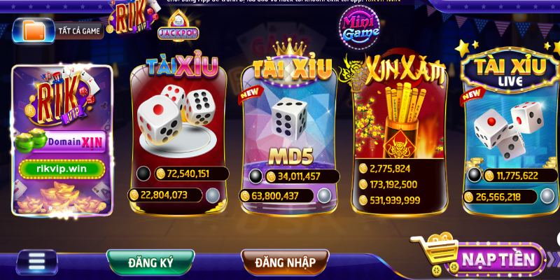 Đăng ký tài khoản Rikvip để trải nghiệm vô vàn game hấp dẫn